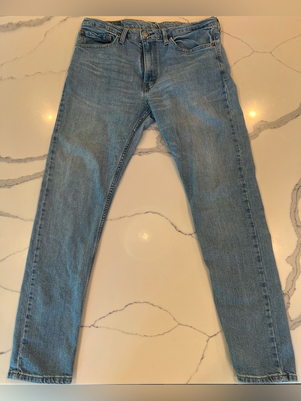 Levis Classic Men's Light Blue Straight-Leg Jeans